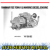 Thumbnail YANMAR YSE YSM 8 12 MARINE DIESEL ENGINE WORKSHOP MANUAL
