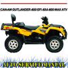 Thumbnail CAN AM CAN-AM OUTLANDER 400 EFI 4X4 MAX ATV WORKSHOP MANUAL