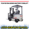 Thumbnail TCM FB FB-8 SERIES BATTERY FORKLIFT WORKSHOP SERVICE MANUAL