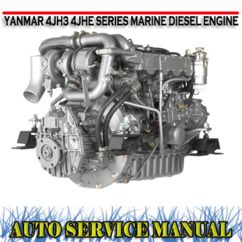 Product picture YANMAR 4JH3 4JHE SERIES MARINE DIESEL ENGINE WORKSHOP MANUAL