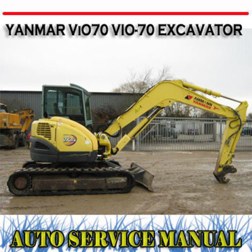 Product picture YANMAR ViO75 VIO-75 EXCAVATOR FULL FACTORY WORKSHOP MANUAL
