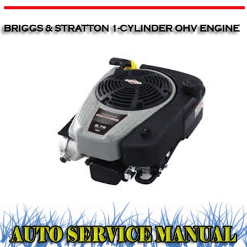 Product picture BRIGGS & STRATTON 1-CYLINDER OHV ENGINE WORKSHOP MANUAL