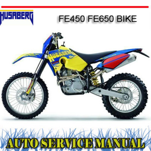 Product picture HUSABERG FE450 FE650 BIKE REPAIR SERVICE MANUAL