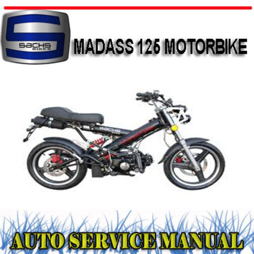 Product picture SACHS MADASS 125 MOTORBIKE FACTORY WORKSHOP SERVICE MANUAL