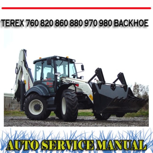 Product picture TEREX 760 820 860 880 970 980 BACKHOE WORKSHOP MANUAL