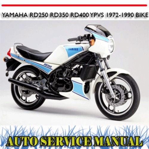 Product picture YAMAHA RD250 RD350 RD400 YPVS 1972-1990 BIKE WORKSHOP MANUAL