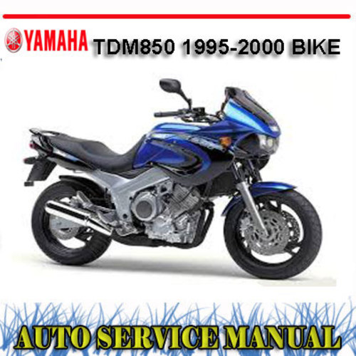 Product picture YAMAHA TDM850 TDM-850 1995-2000 BIKE WORKSHOP SERVICE MANUAL