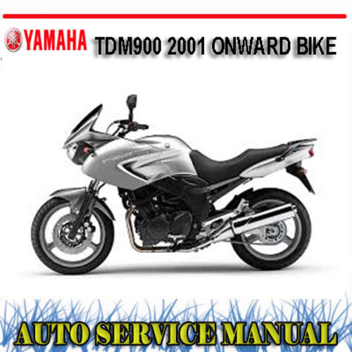 Product picture YAMAHA TDM900 TDM-900 2001 ONWARD BIKE WORKSHOP MANUAL