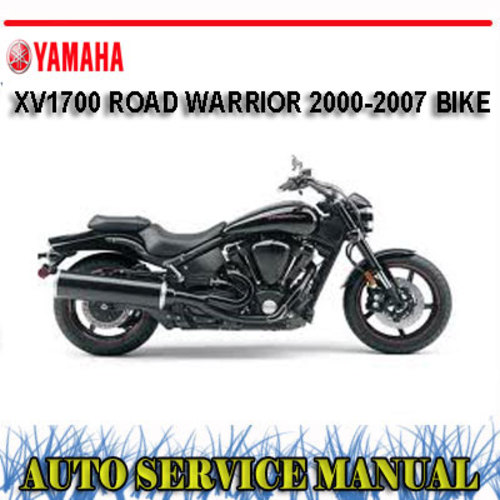 Product picture YAMAHA XV1700 ROAD WARRIOR 2000-2007 BIKE WORKSHOP MANUAL